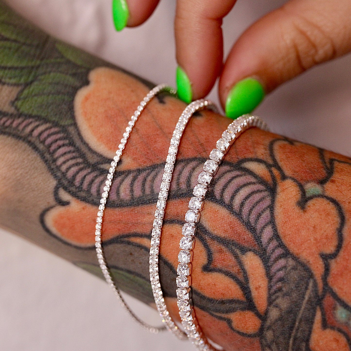 Tennis Bracelet - Silver