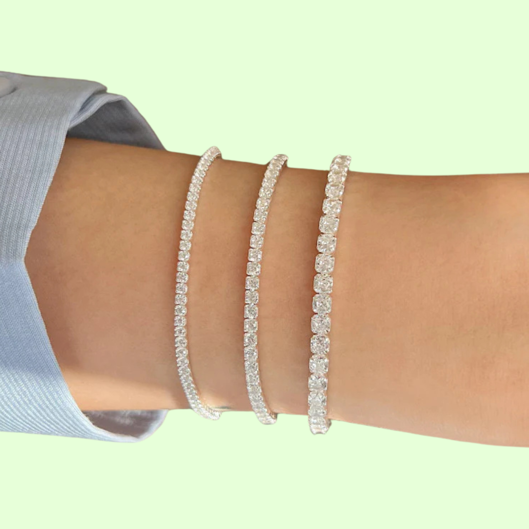 Tennis Bracelet - Silver