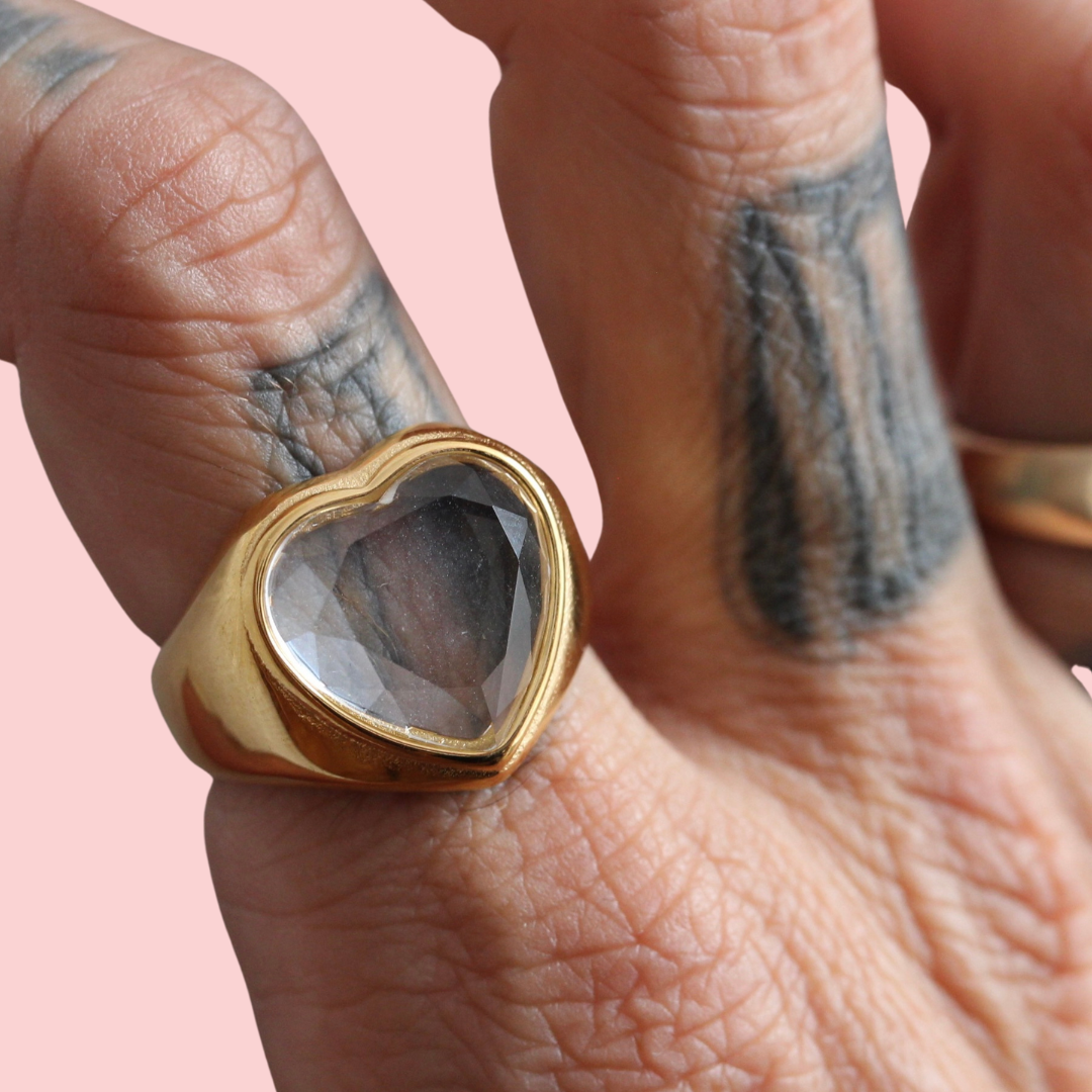 Portrait Heart Ring