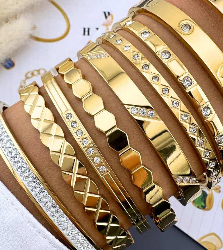 Honeycomb Bangle
