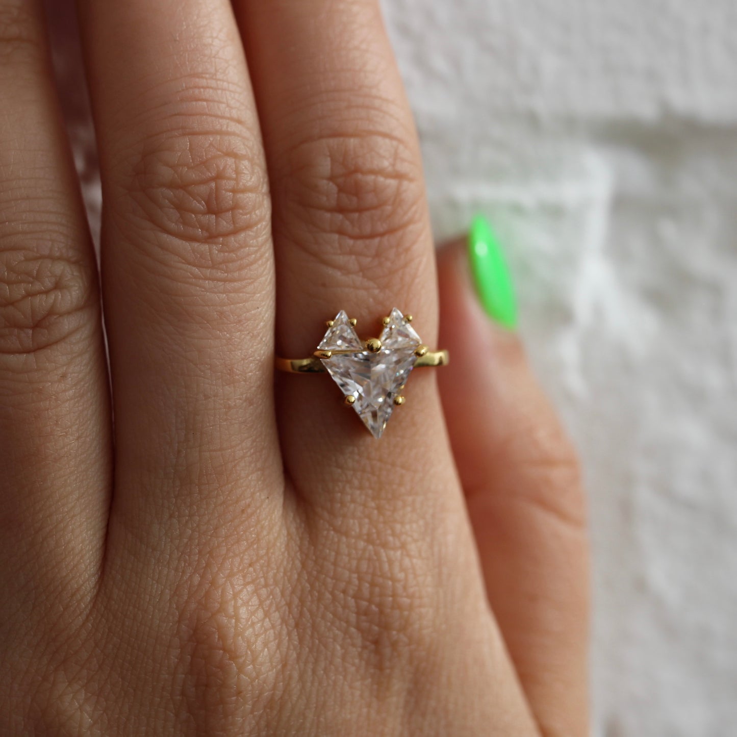 Distorted Heart Ring