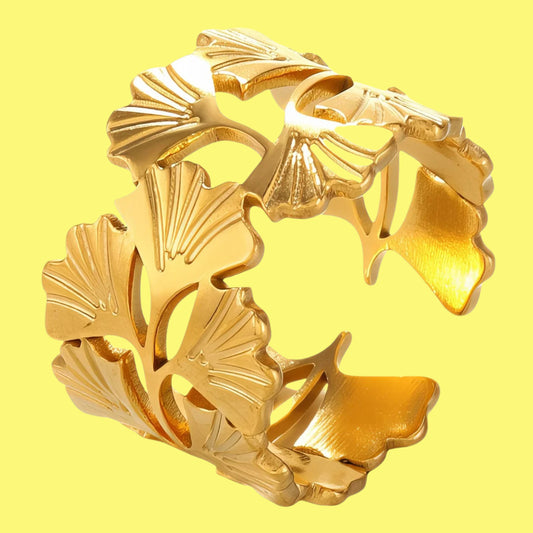 Ginko Leaf Ring