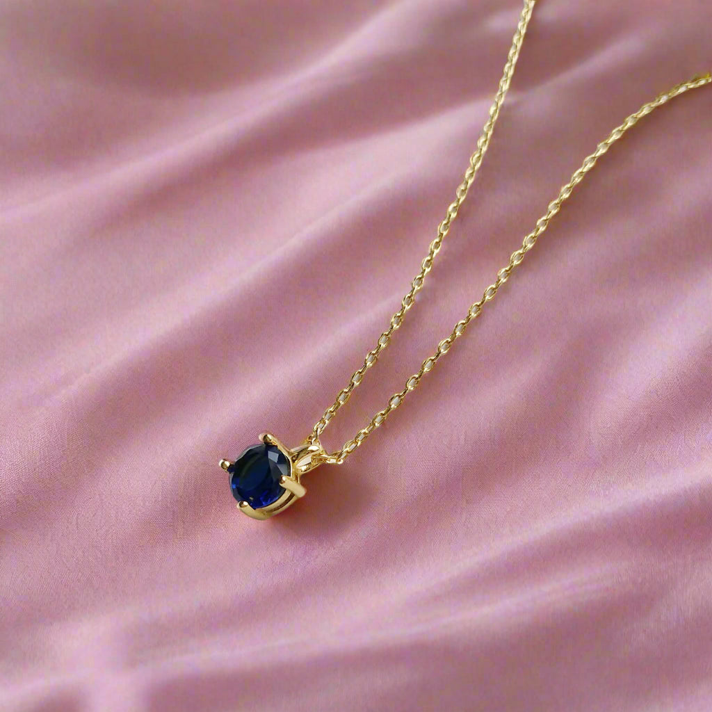 Blue Gem Necklace