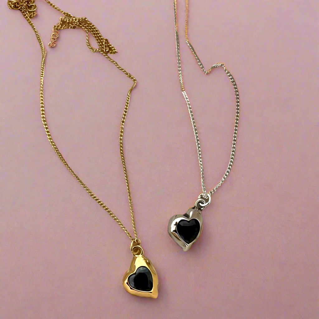 Gem Set Heart Pendant