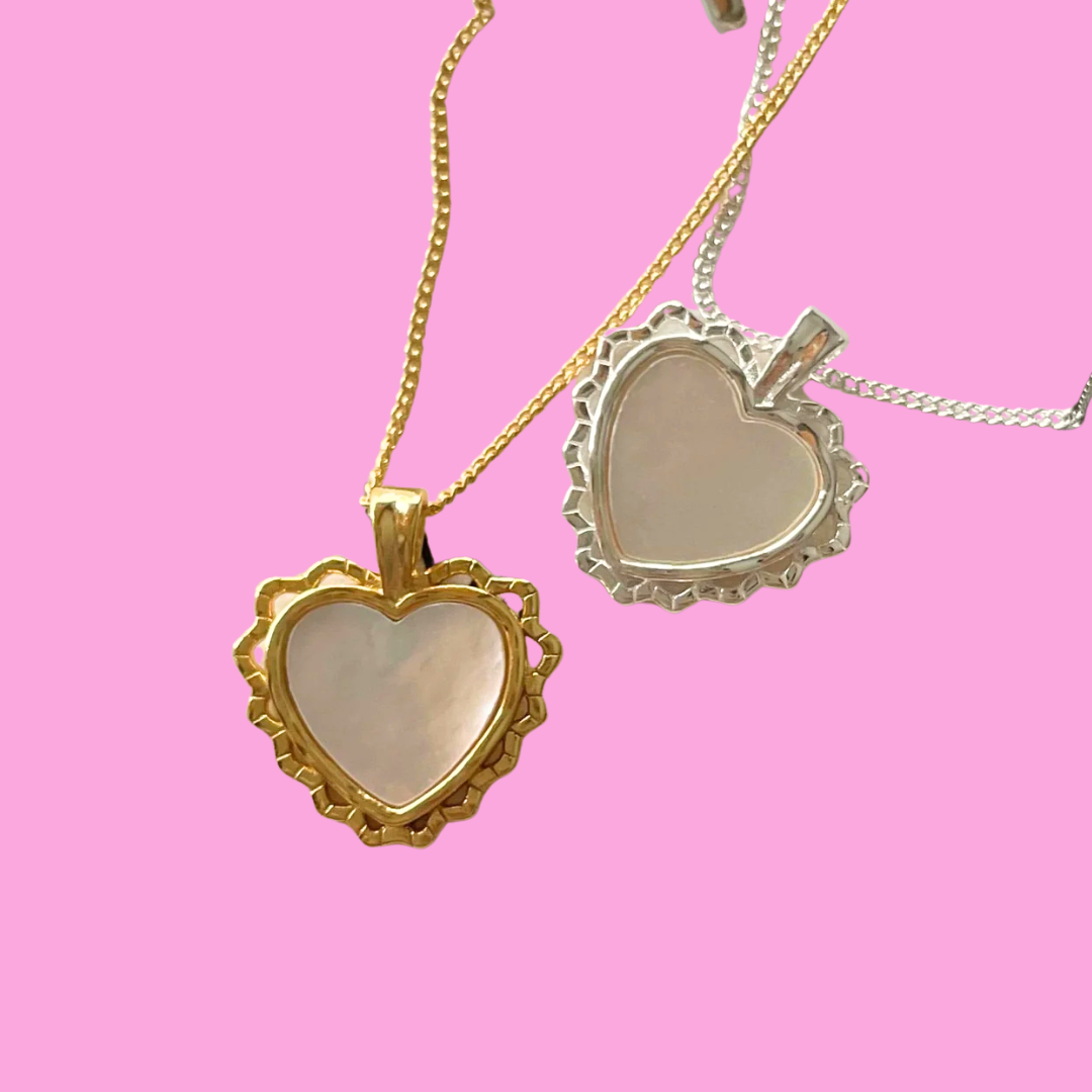 Laced Heart Necklace